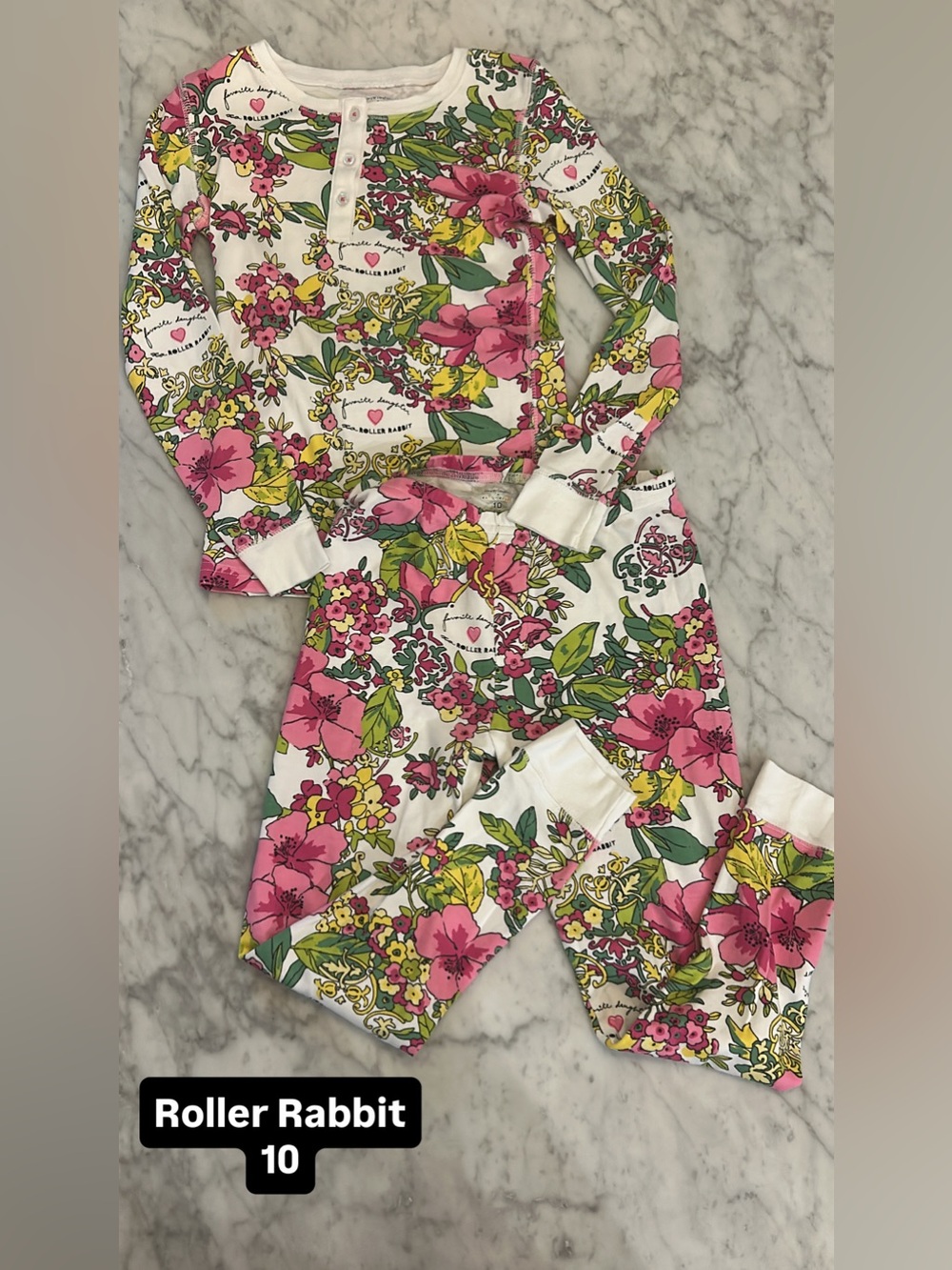 Favorite Daughter x Roller rabbit pajama set collab